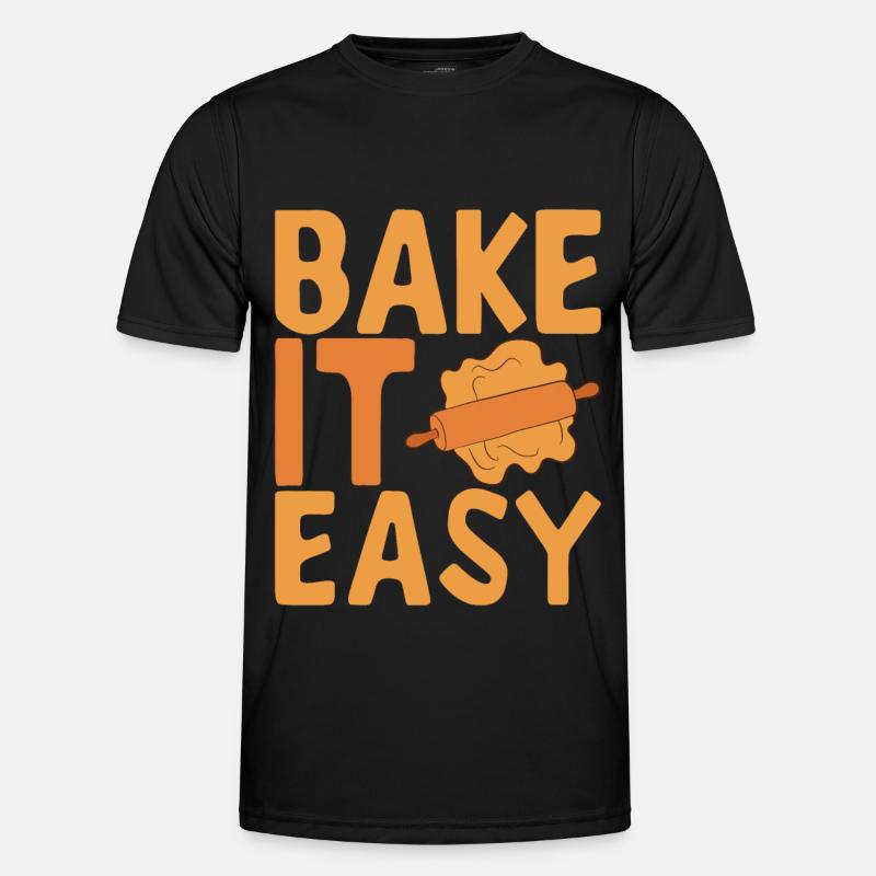 Baker Bakery Baking - Men's Functional T-Shirt - black