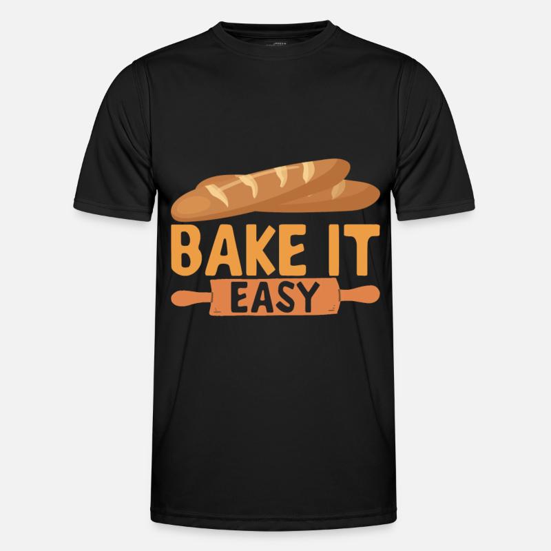 Baker Bakery Baking - Men's Functional T-Shirt - black