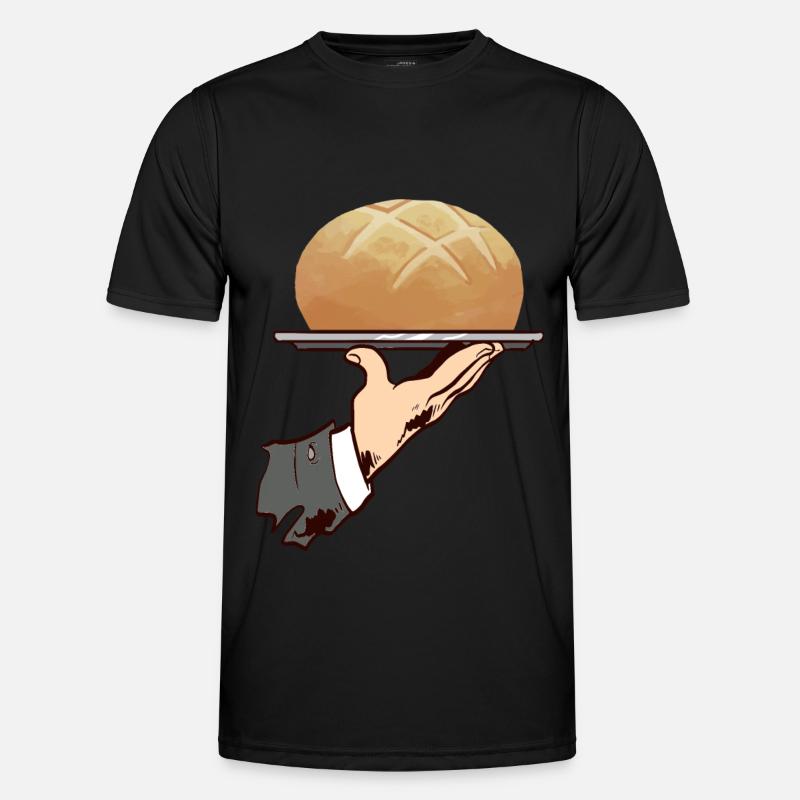 Bäcker Bäckerei Backen Männer Funktions-T-Shirt
