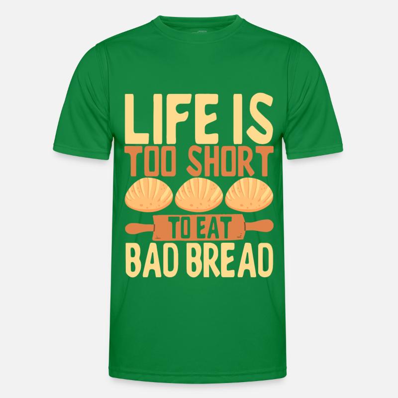 Bäcker Bäckerei Backen Männer Funktions-T-Shirt