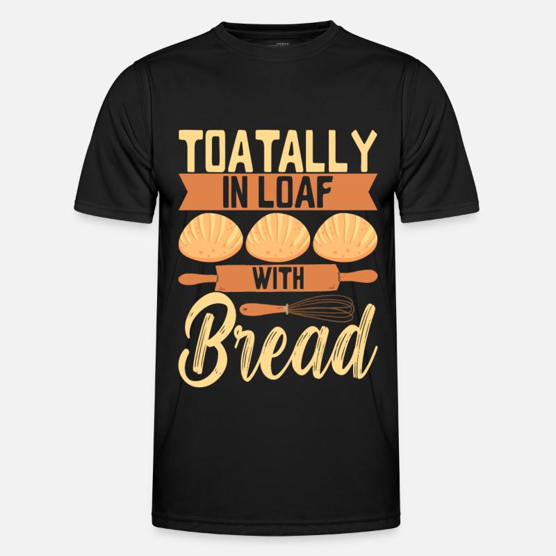 Baker Bakery Baking - Men's Functional T-Shirt - black