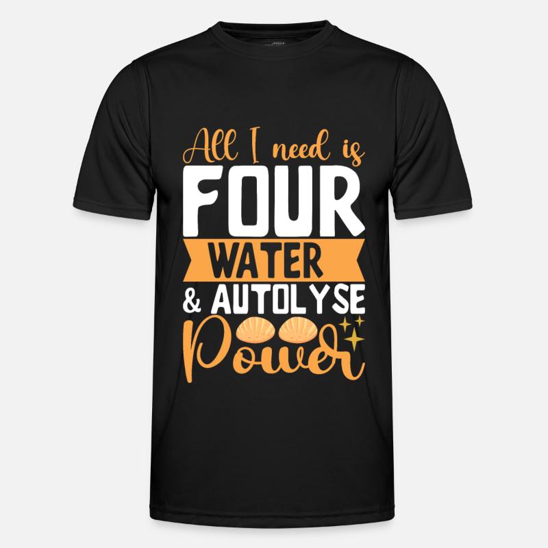 Bäcker Bäckerei Backen Männer Funktions-T-Shirt