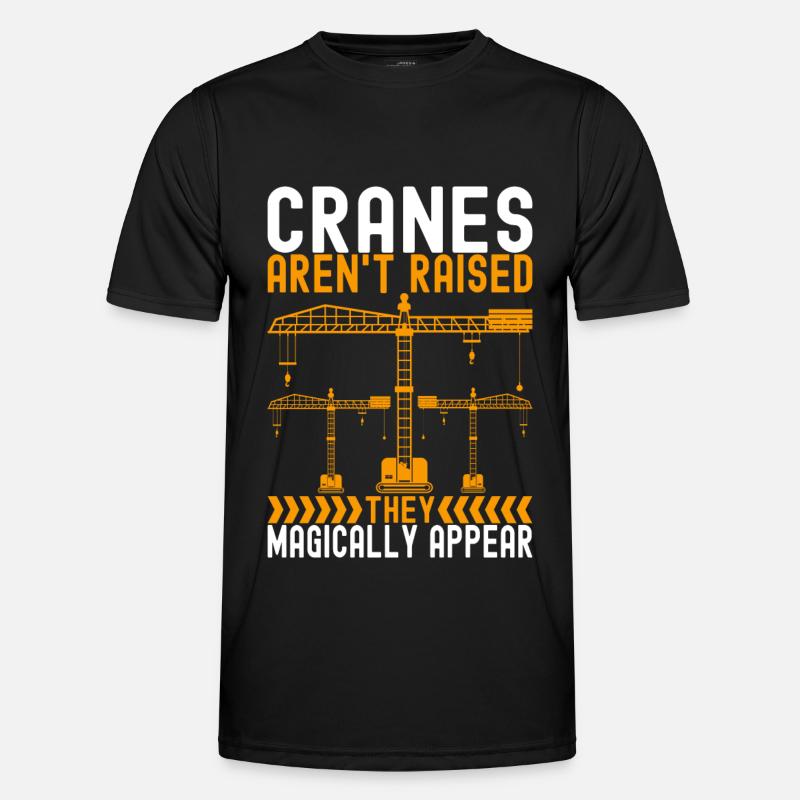 Crane operator Crane driver Men's Functional T-Shirt