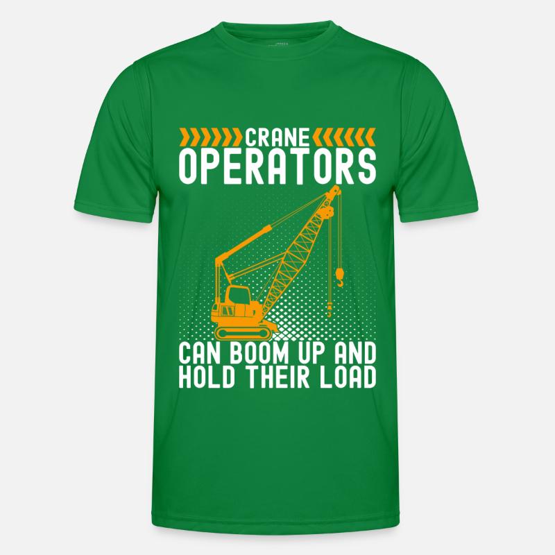 Crane operator Crane driver Men's Functional T-Shirt