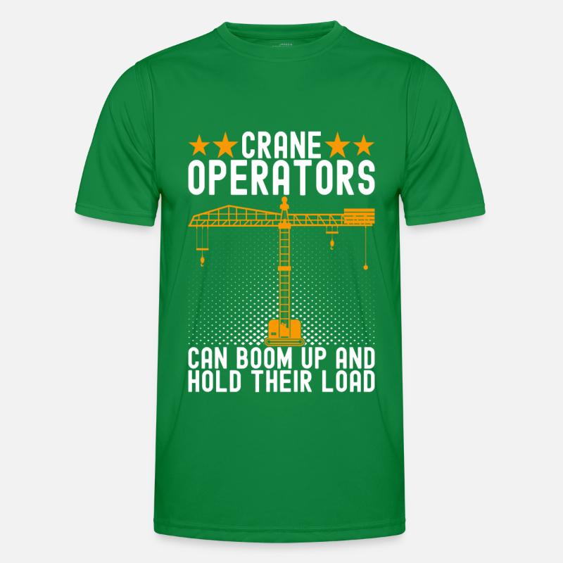 Crane operator Crane driver Men's Functional T-Shirt
