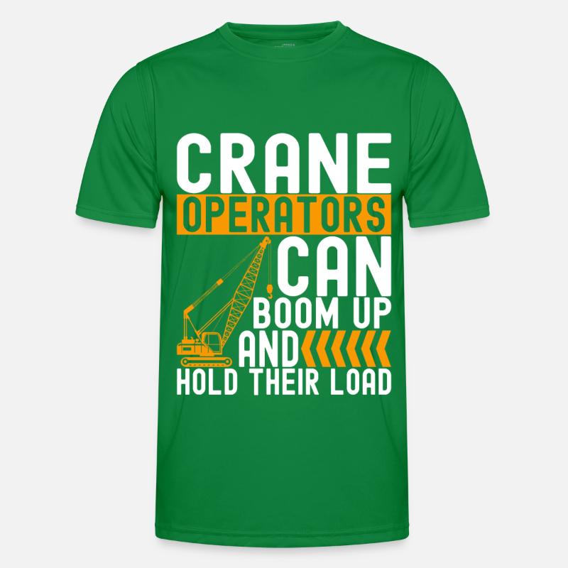 Crane operator Crane driver Men's Functional T-Shirt