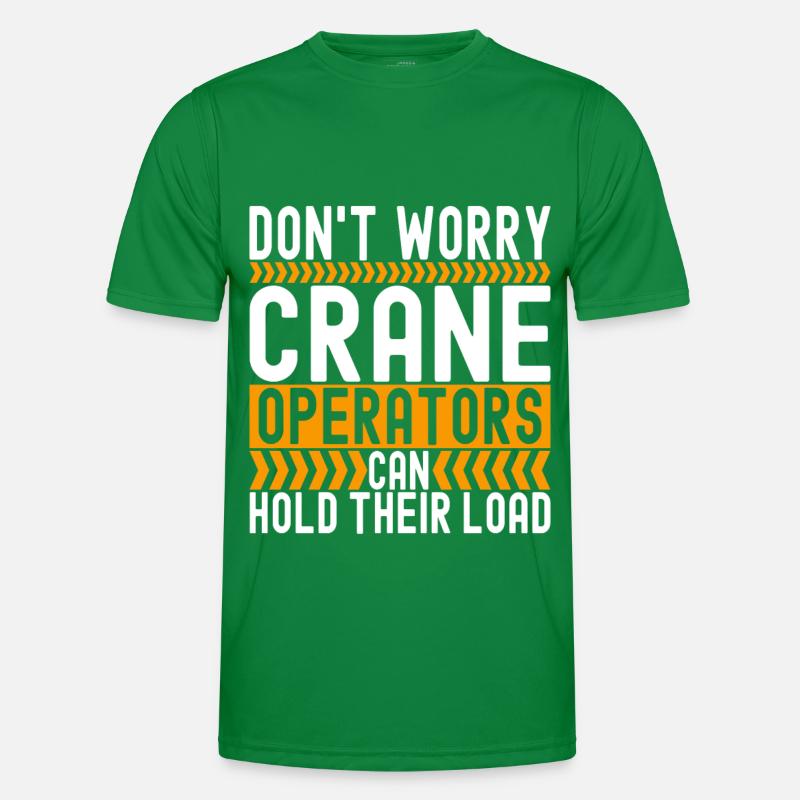 Crane operator Crane driver Men's Functional T-Shirt