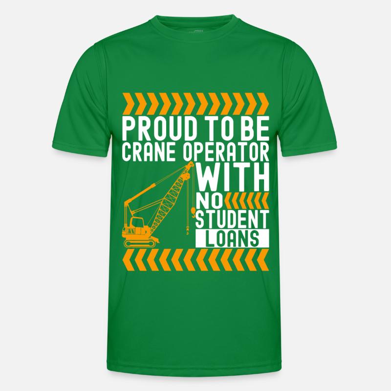 Crane operator Crane driver Men's Functional T-Shirt