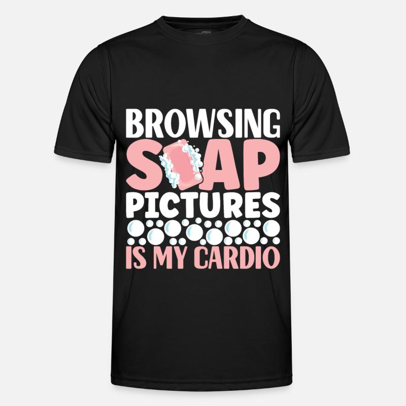Soap maker soap making - Men's Functional T-Shirt - black