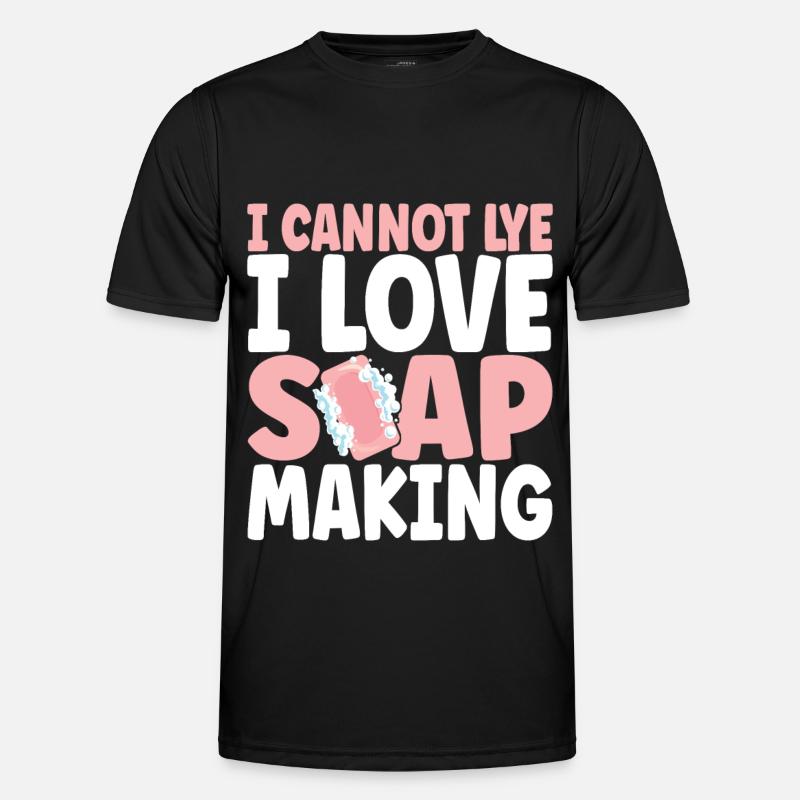 Soap maker soap making - Men's Functional T-Shirt - black