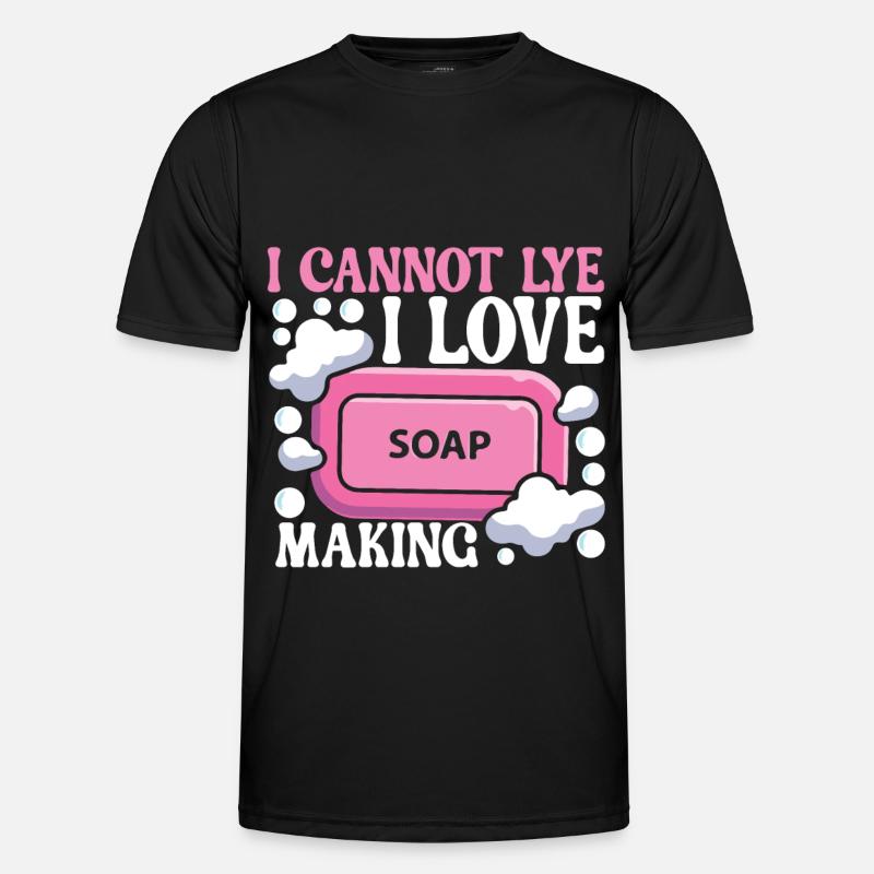 Soap maker soap making - Men's Functional T-Shirt - black