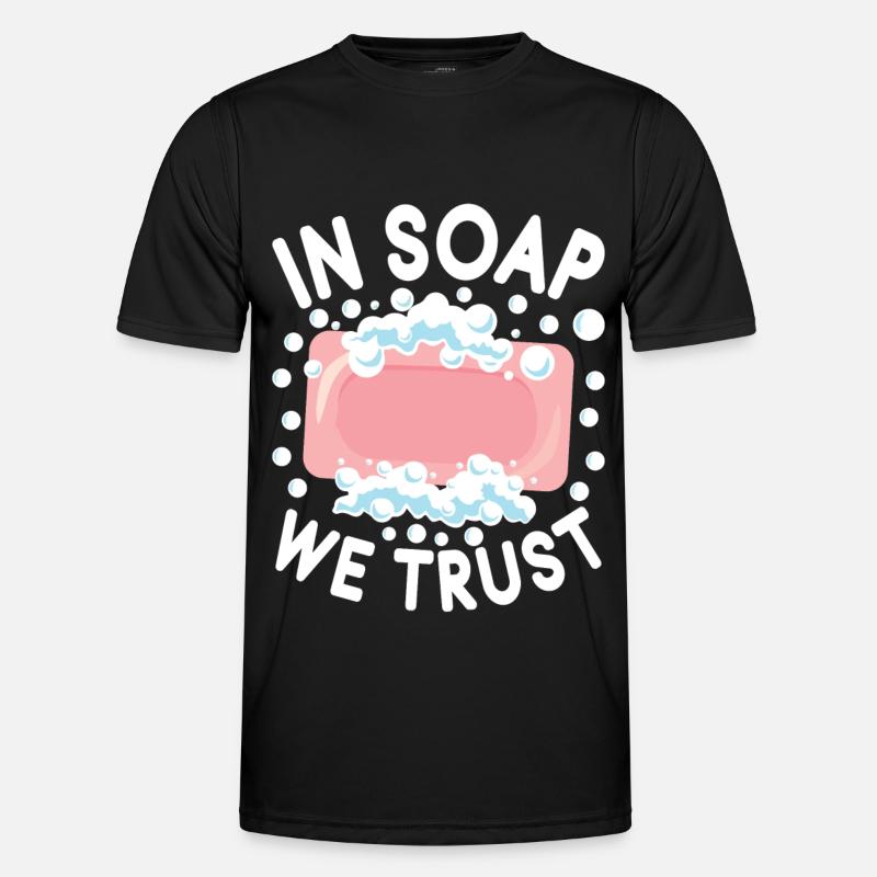 Soap maker soap making - Men's Functional T-Shirt - black
