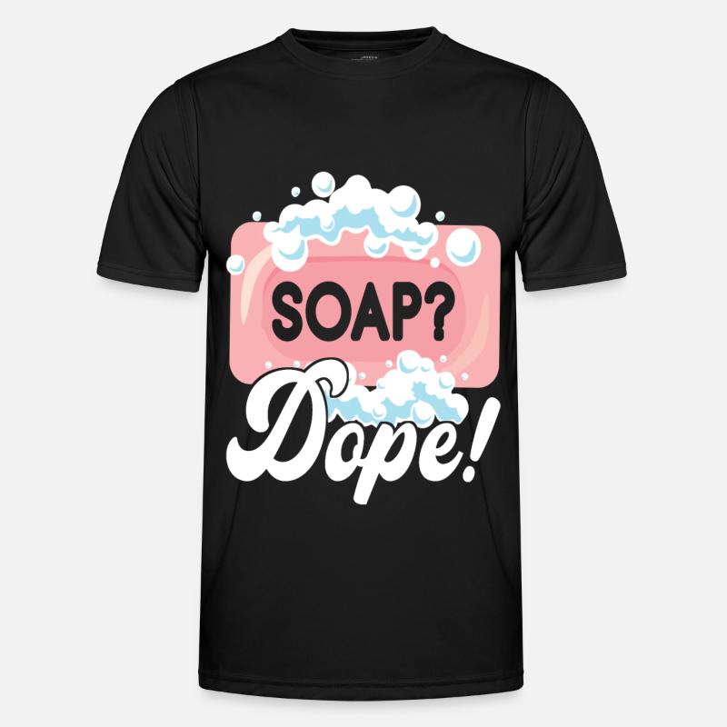 Soap maker soap making - Men's Functional T-Shirt - black