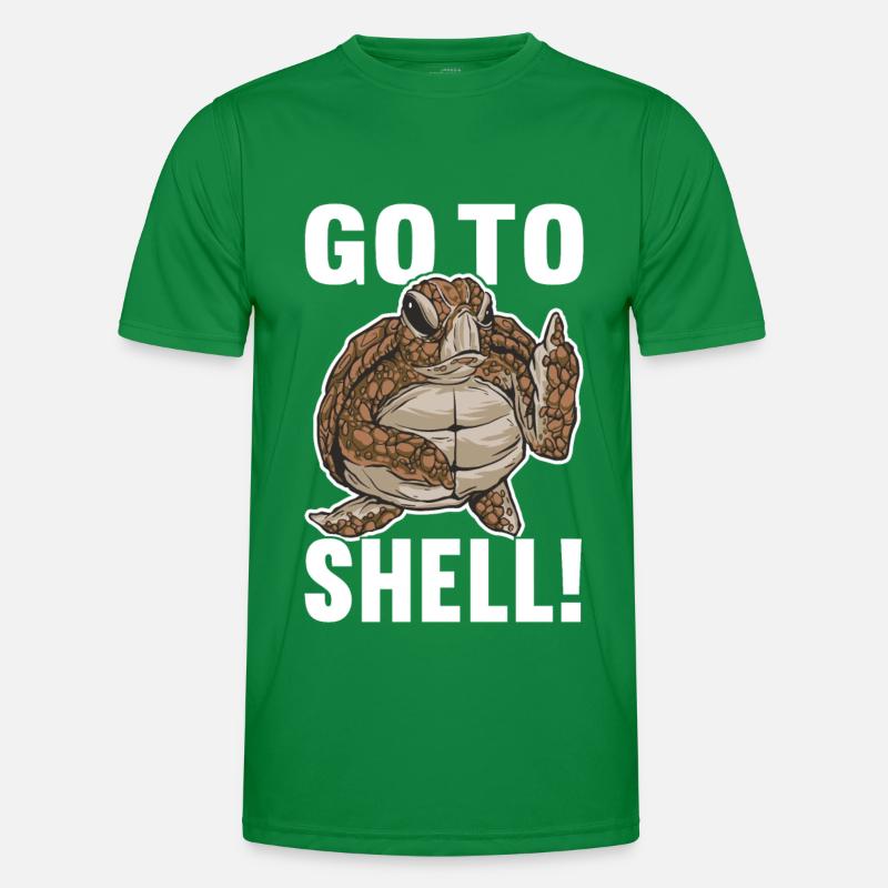 Angry Turtle Männer Funktions-T-Shirt
