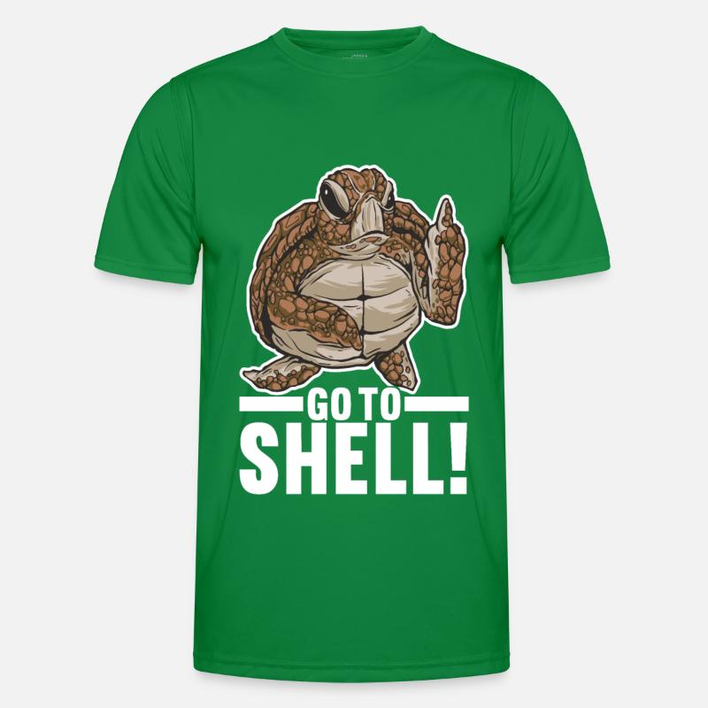 Angry Turtle Männer Funktions-T-Shirt