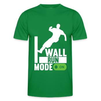 Parkour Freerunning - Men's Functional T-Shirt - kelly green - Front - AI Model Male 178 dark (178cm)
