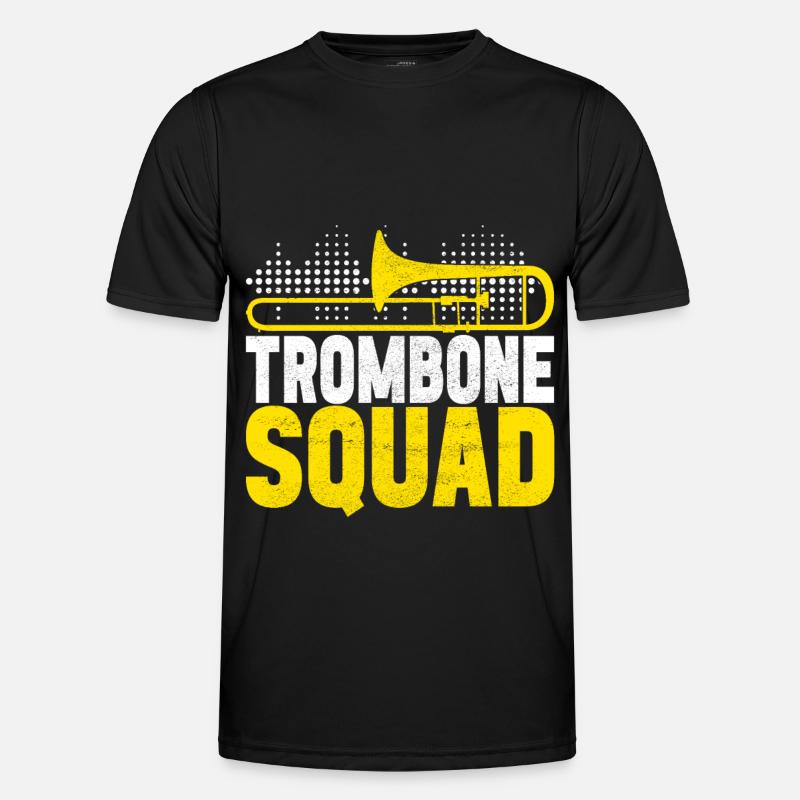 Posaune Trombone Männer Funktions-T-Shirt