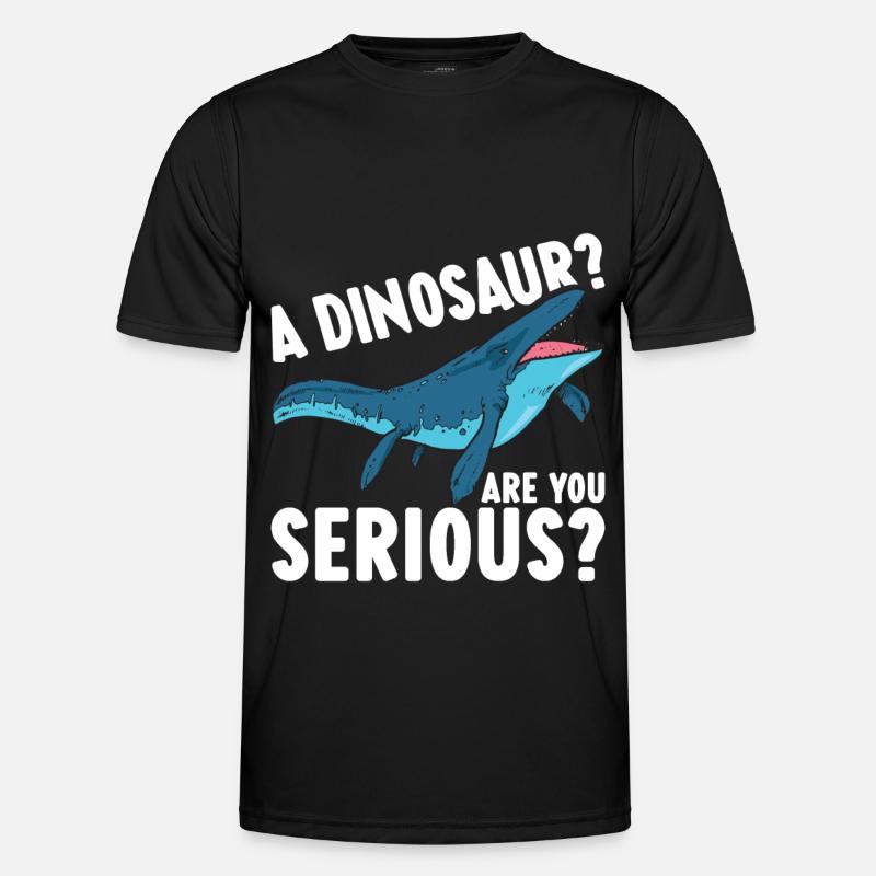 Mosasaurus Dinosaur - Men's Functional T-Shirt - black