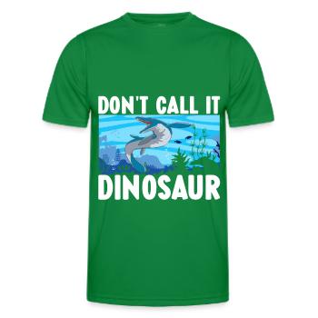 Mosasaurus Dinosaurier - Männer Funktions-T-Shirt - Kelly Green - Vorne - AI Model Male 178 dark (178cm)