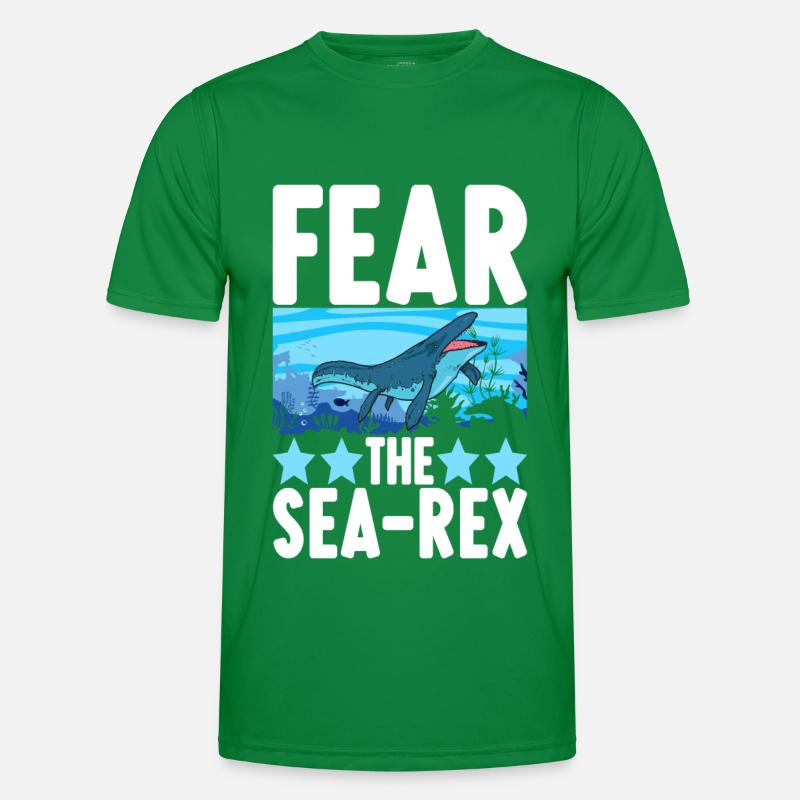 Mosasaurus Dinosaurier Männer Funktions-T-Shirt