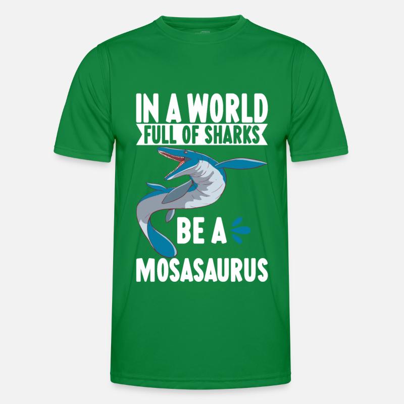 Mosasaurus Dinosaur Men's Functional T-Shirt