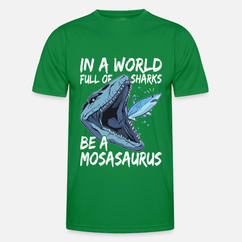 Mosasaurus Dinosaur Men's Functional T-Shirt