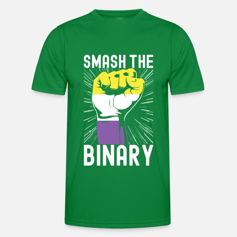 Non Binary Pride Genderqueer Männer Funktions-T-Shirt