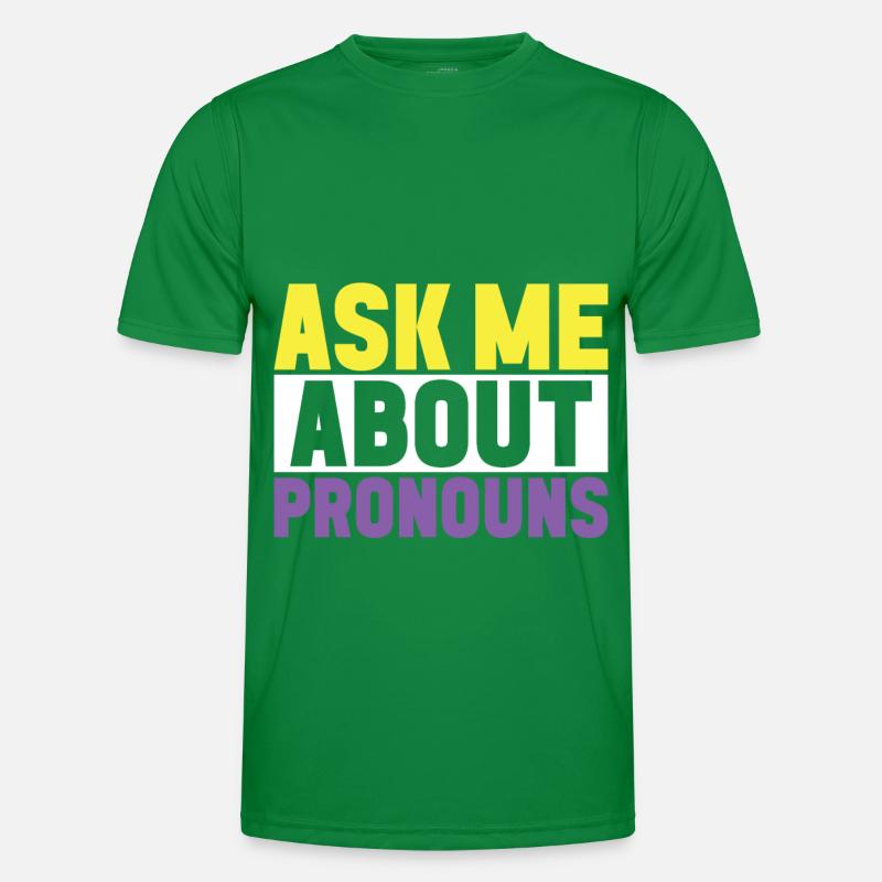 Non Binary Pride Genderqueer Men's Functional T-Shirt