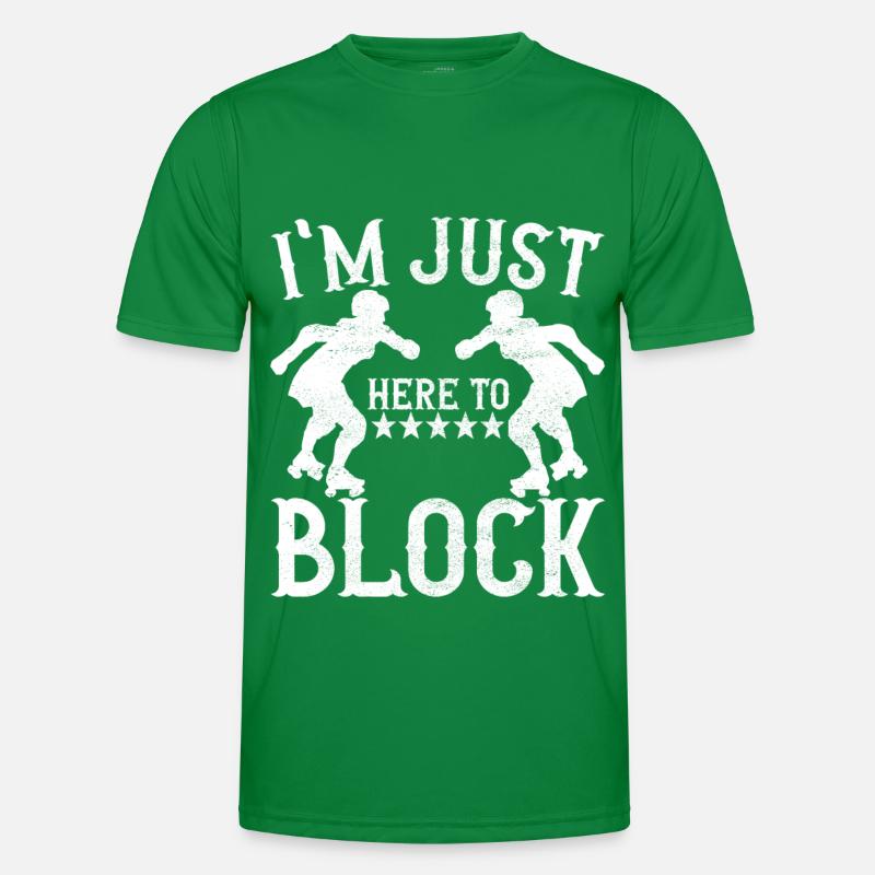 Roller Derby Männer Funktions-T-Shirt