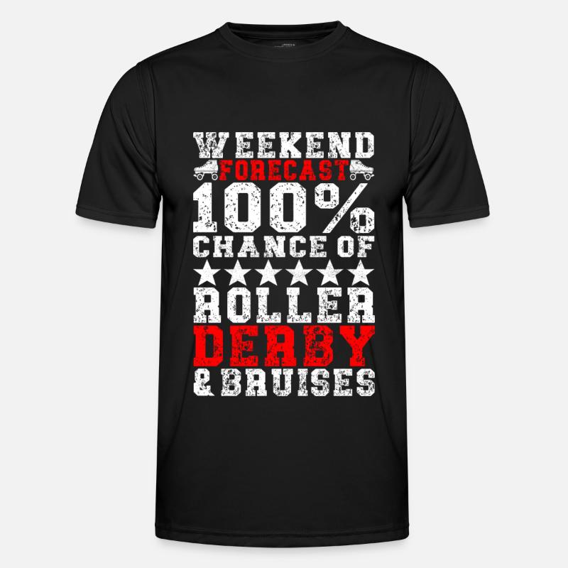 Roller derby - Men's Functional T-Shirt - black