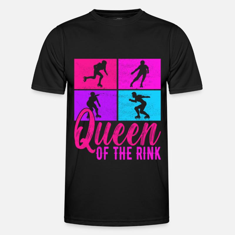 Roller Derby - Männer Funktions-T-Shirt - Schwarz