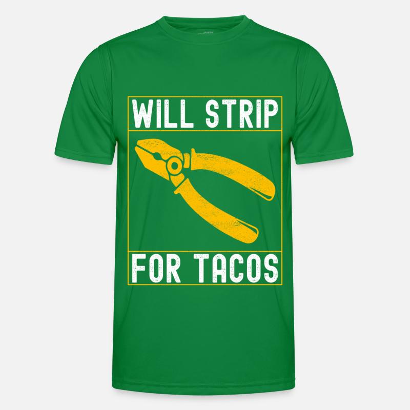 Electrician Electronics Technician Men's Functional T-Shirt