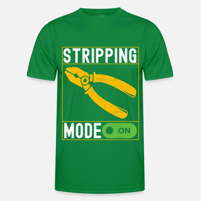 Electrician Electronics Technician Men's Functional T-Shirt