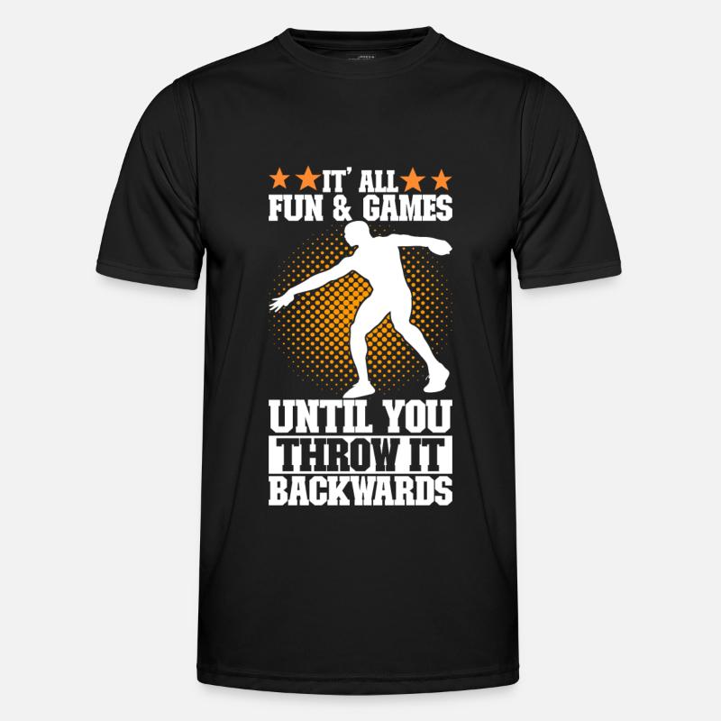Discus thrower Discus throw - Men's Functional T-Shirt - black