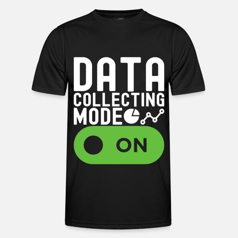 Data Science Datenanalyst - Männer Funktions-T-Shirt - Schwarz