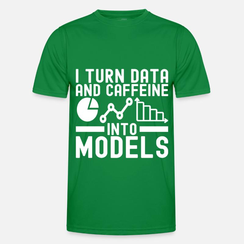 Data Science Datenanalyst Männer Funktions-T-Shirt