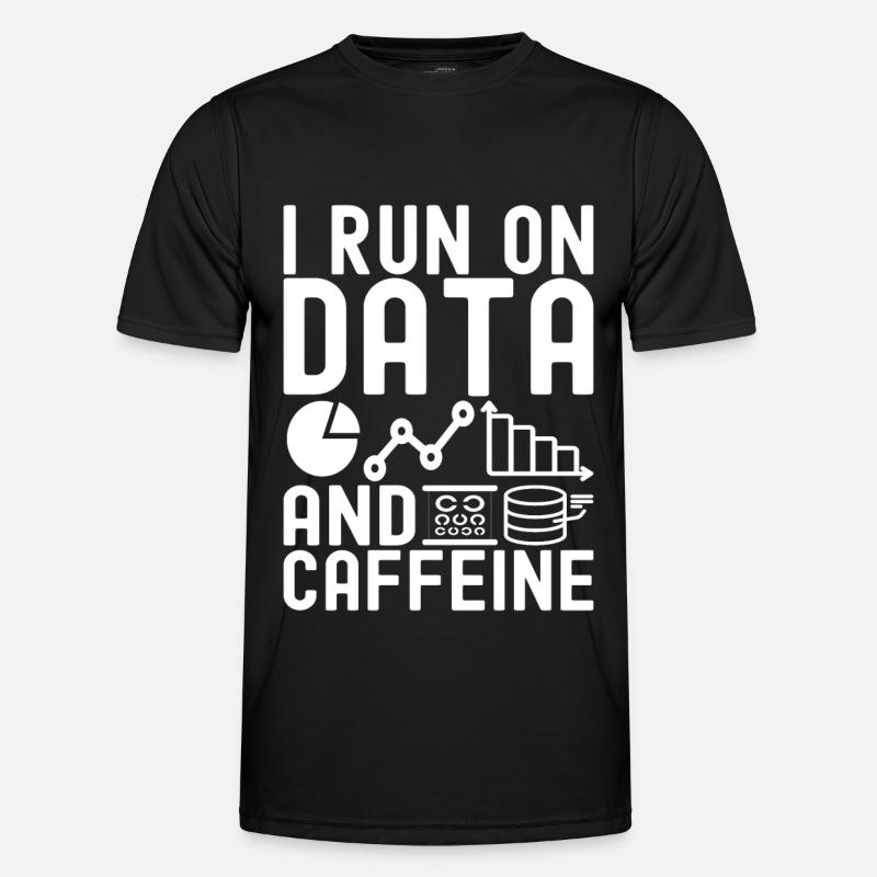 Data Science Datenanalyst - Männer Funktions-T-Shirt - Schwarz