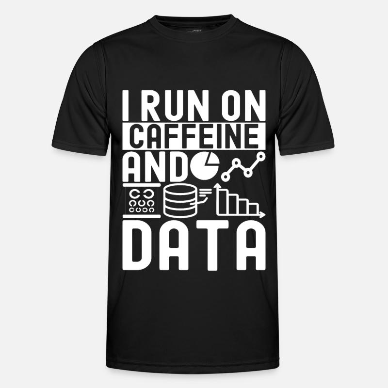Data Science Datenanalyst - Männer Funktions-T-Shirt - Schwarz
