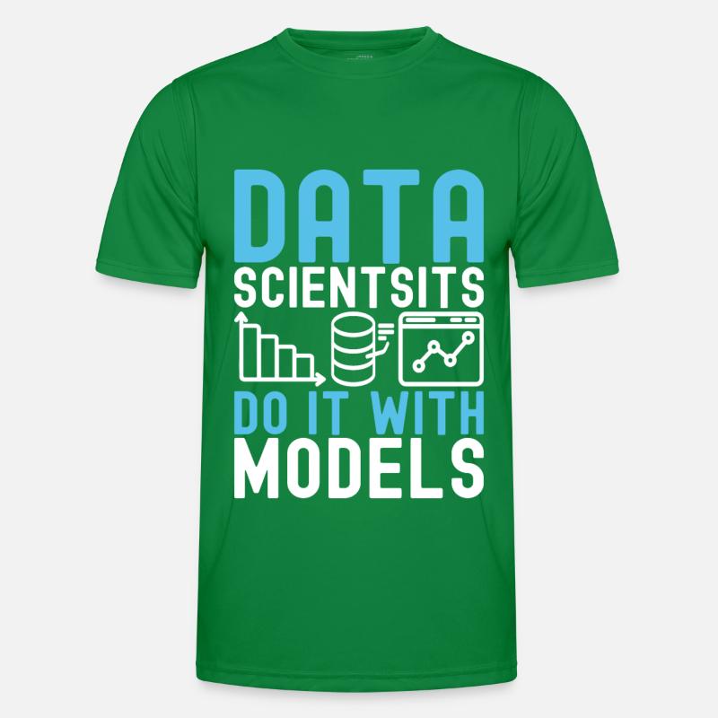 Data Science Datenanalyst Männer Funktions-T-Shirt