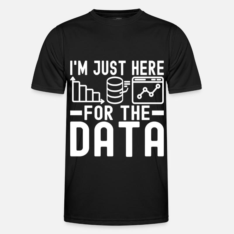 Data Science Datenanalyst - Männer Funktions-T-Shirt - Schwarz