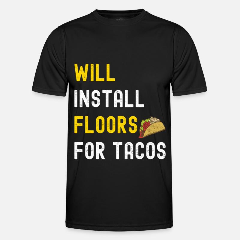 Tiler Floor Layer - Men's Functional T-Shirt - black