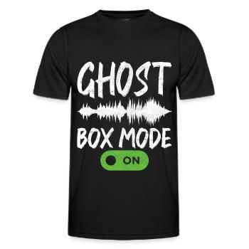 Paranormal Investigator Ghost Hunting - Men's Functional T-Shirt - black - Front - AI Model Male 178 dark (178cm)