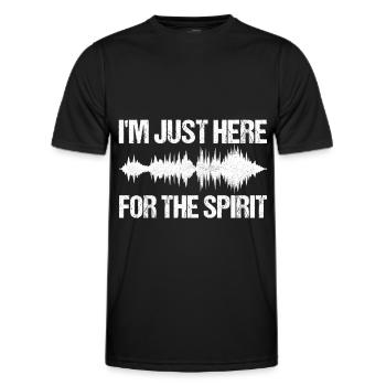 Paranormaler Ermittler Geister Jagen - Männer Funktions-T-Shirt - Schwarz - Vorne - AI Model Male 178 dark (178cm)
