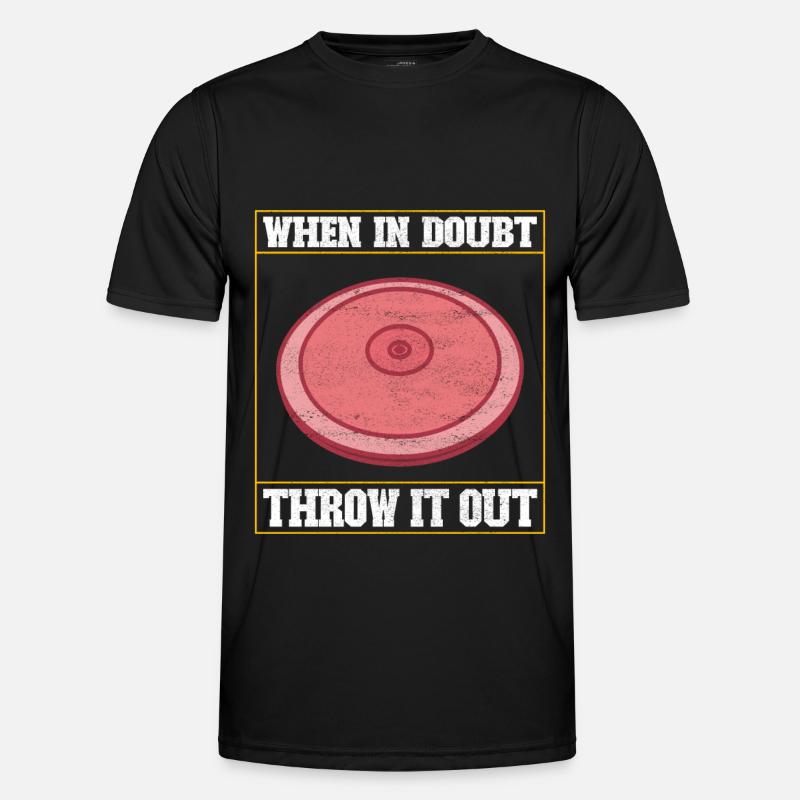 Discus thrower discus throw - Men's Functional T-Shirt - black