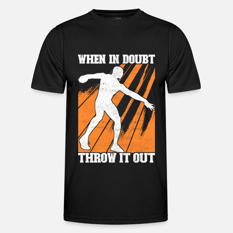 Discus thrower discus throw - Men's Functional T-Shirt - black