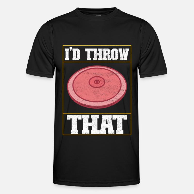 Discus thrower discus throw - Men's Functional T-Shirt - black