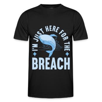 Baleines Baleine - T-shirt sport Homme - noir - Devant - AI Model Male 178 dark (178cm)