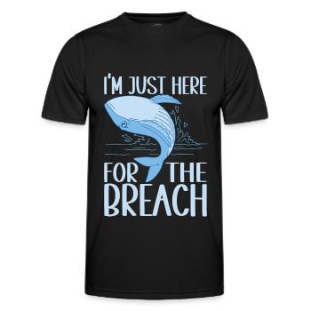 Baleines Baleine - T-shirt sport Homme - noir - Devant - AI Model Male 178 dark (178cm)