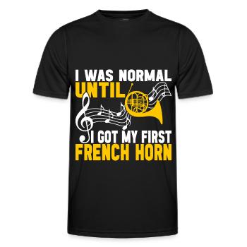 Cor Cuivres - T-shirt sport Homme - noir - Devant - AI Model Male 178 dark (178cm)