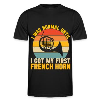 Cor Cuivres - T-shirt sport Homme - noir - Devant - AI Model Male 178 dark (178cm)